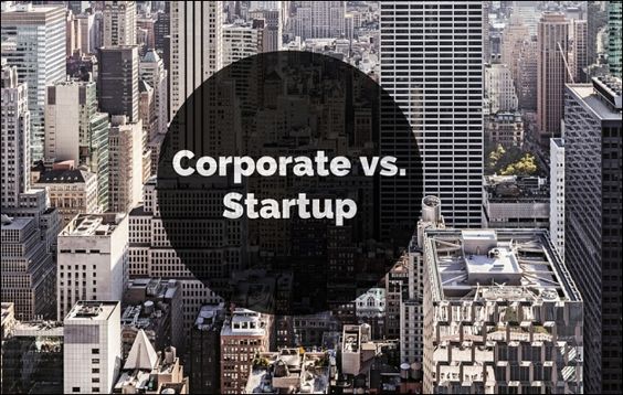 Startups vs Corporates International student bloggers