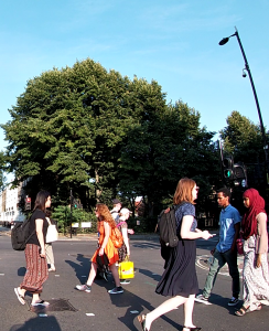 People walking in London