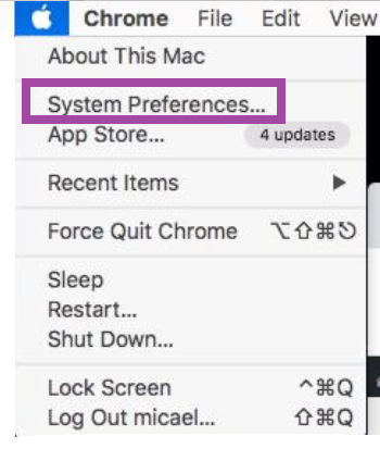 Mac preferences