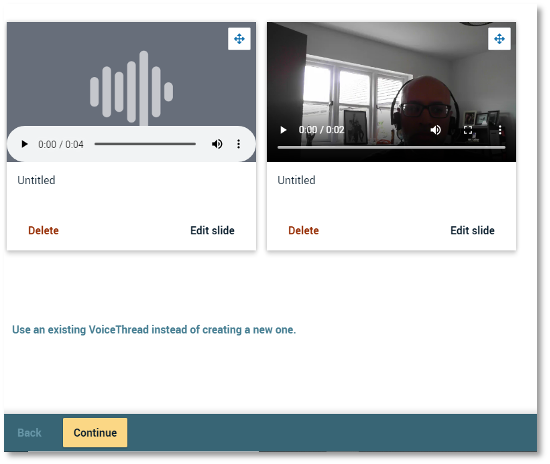 Record Video Slide