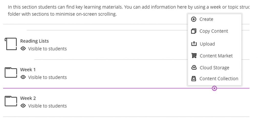 Link to your Blackboard module site
