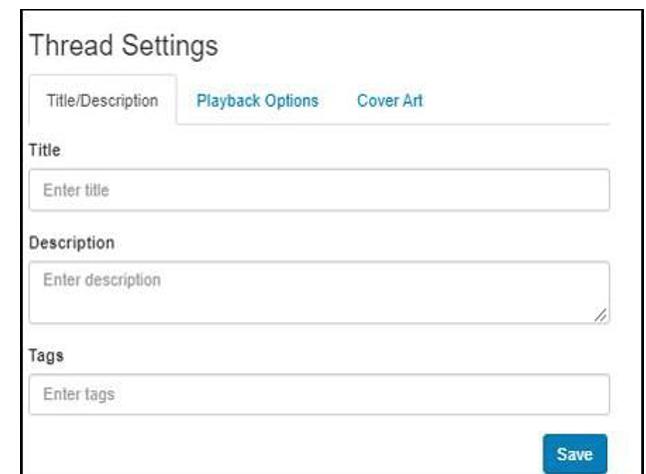 Voice Thread Title and Description