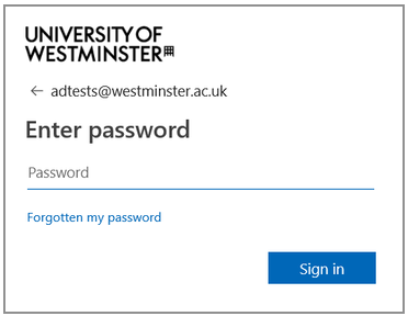 Option B for forgotten passwords