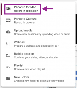 Panopto for mac