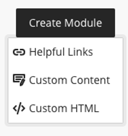 Custom HTML/CSS content blocks in Institution Pages