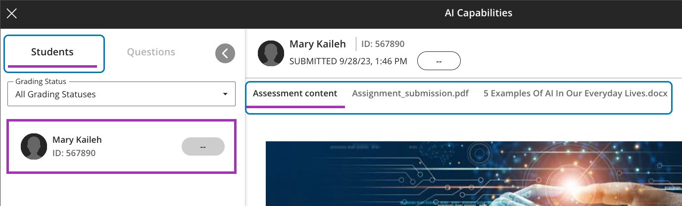 Grading optimization for file-based Assignment submissions in Flexible Grading