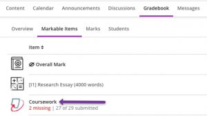 Marking Turnitin