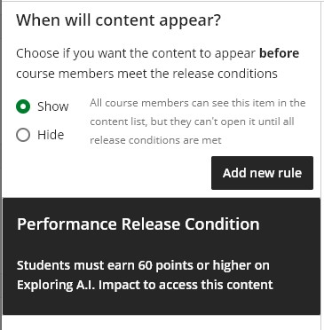 Release Condition 5