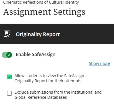BlackBoard Assignment - 5