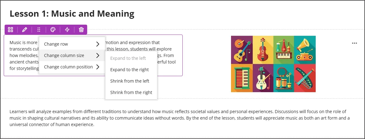 Usability improvements for Document Block Layout