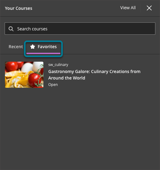 Find your favorite courses faster with Course Switcher