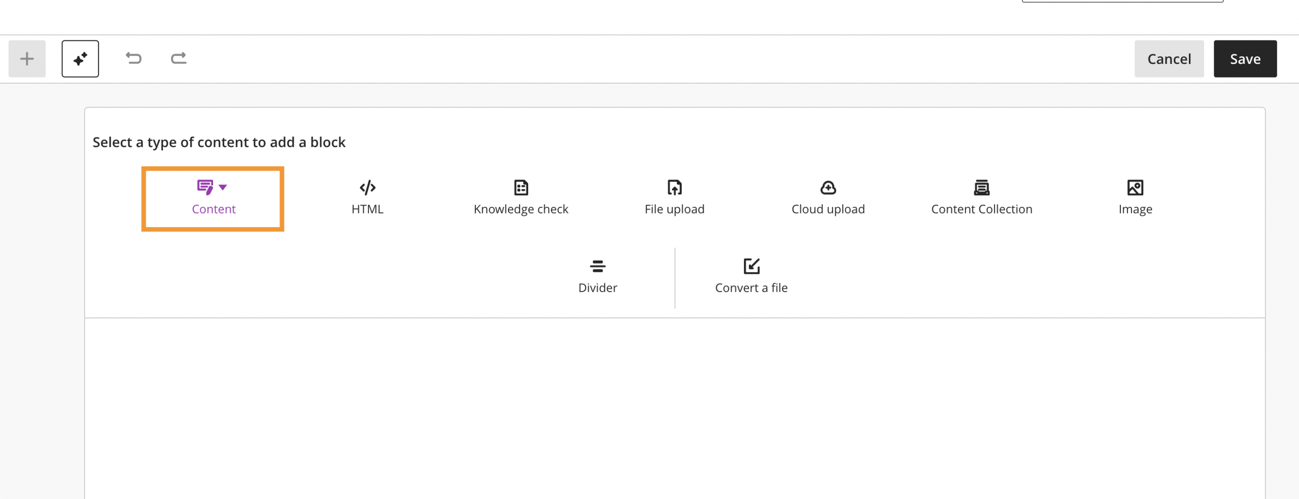 Figure 1: Create Assignment in Blackboard