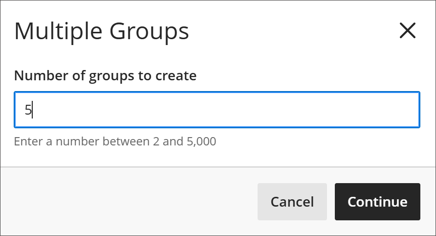 Create multiple groups at once 2