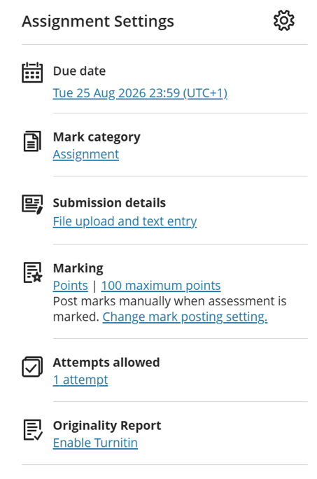 Add Rubric to Blackboard Assignment Step 1