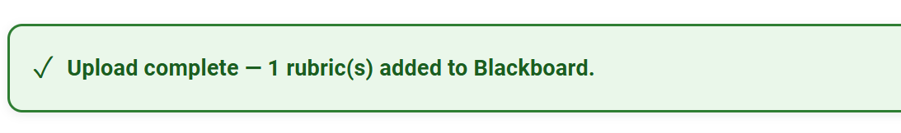 Upload Turnitin Rubric Step 7