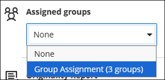 Assign Groups to Assignment 2