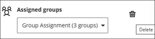 Assign Groups to Assignment 3
