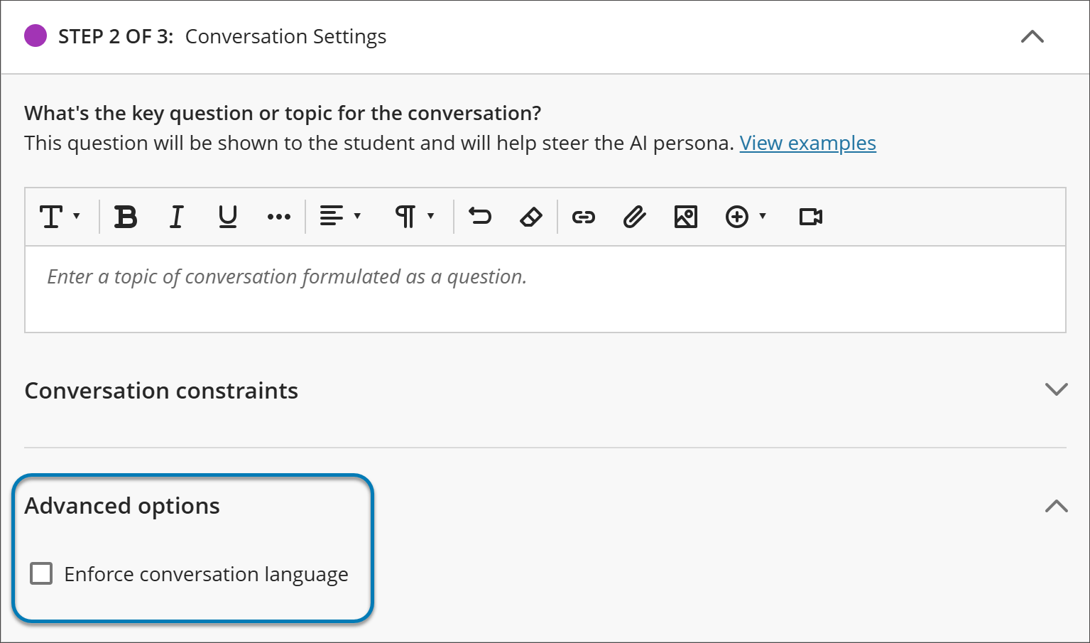 Lock an AI Conversation to a specific language 1