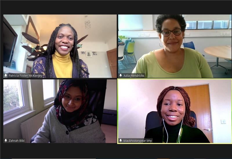 (From top left: Patricia Foster McKenley, Julia Hendricks, Zahrah Surooprajally and Grace Egbewole-Adereti