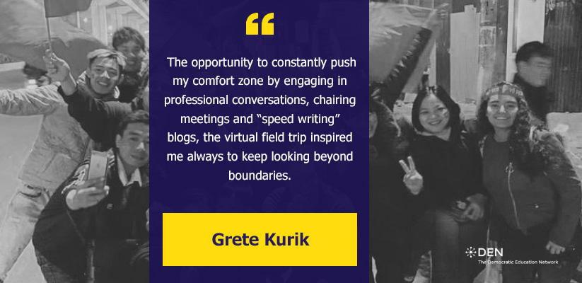 Grete Kurik field trip