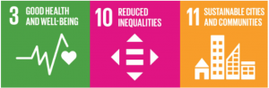 Three out of the seventeen United Nations Sustainable Development Goals
