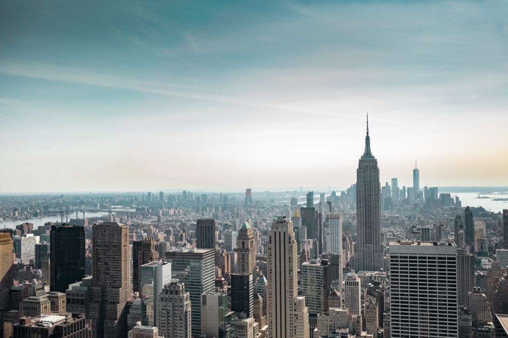 New York City Skyline, Horizontal View