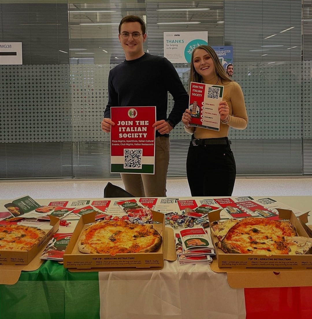 Pizzas from the Italian Society-International Student Blogger-Dennis Montagano