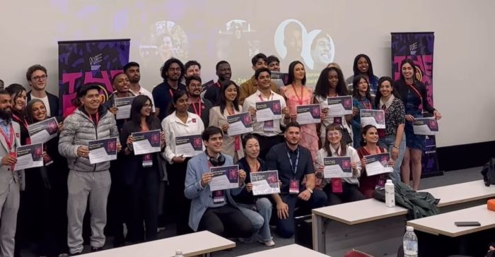 Yasi with finalists-Ideate-Big Idea Competition