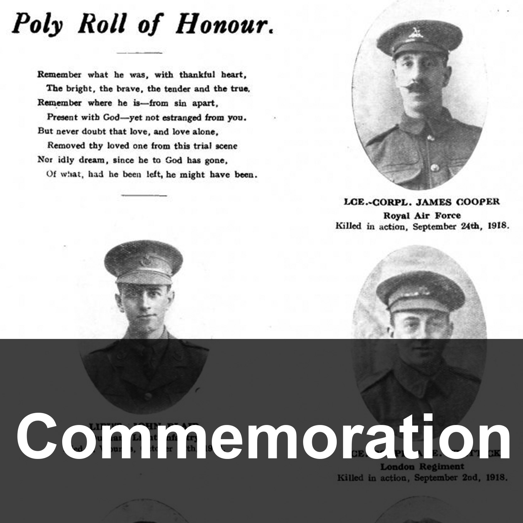 Commemoration button