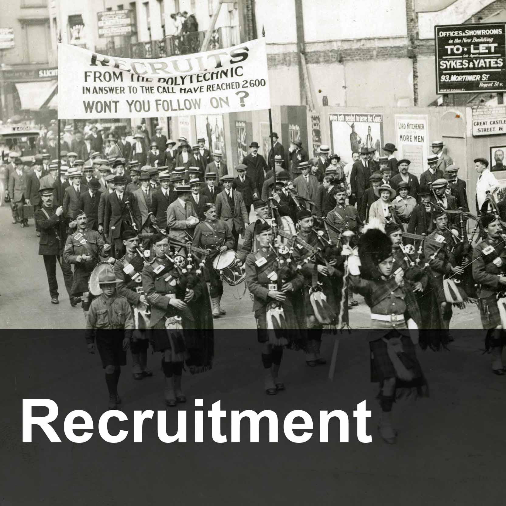 Recruitment button