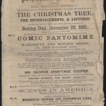Photo of the programme for the Polytechnic Institution, Dec 1861