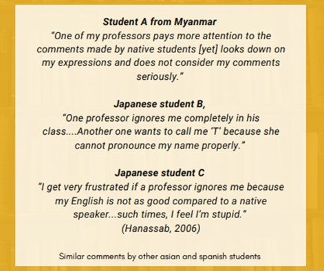 student comments