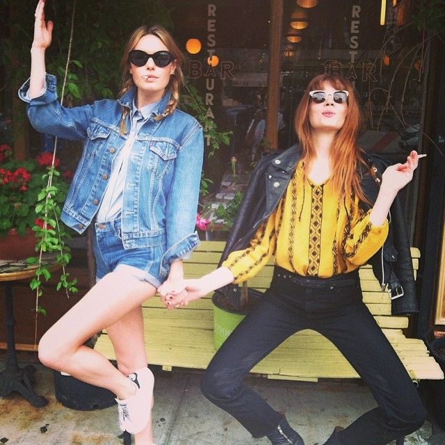 Camille Rowe (left) and her friend Brianna Lance (right). Credit: Instagram