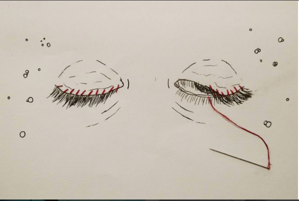 'Then sew my eyes shut' by Chloe Manning