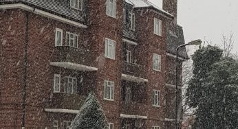 Good Morning and wake up !!! It’s the first snow in London !