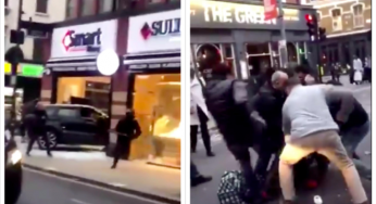 Three armed robbers plough through White City shop using SUV