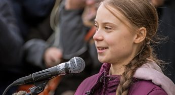 Greta Thunberg leads young climate activists at protest in Glasgow