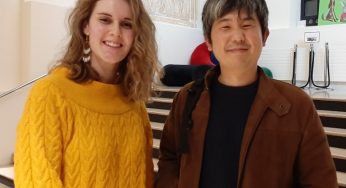 Meeting with Director Kim Jong-Kwan during a Q&A session at the London Korean Film Festival