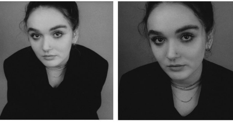 Black and white photographs of Isabella Sawyer