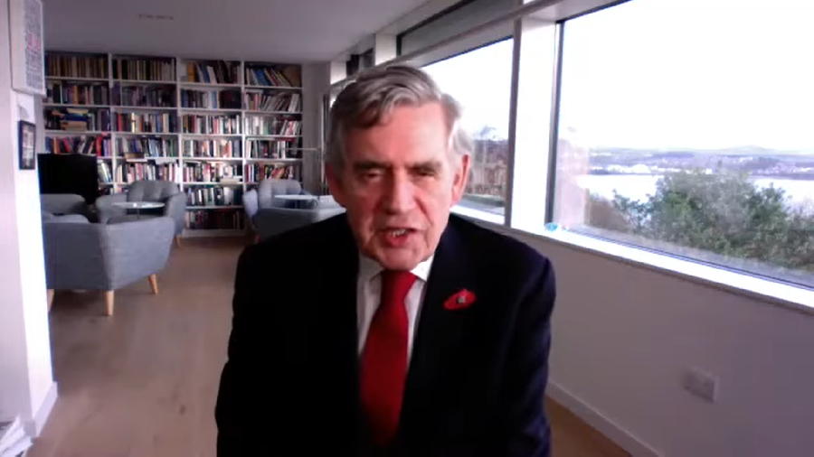 Gordon Brown (former UK Prime Minister) online talk at the Social Enterprises UK Conference