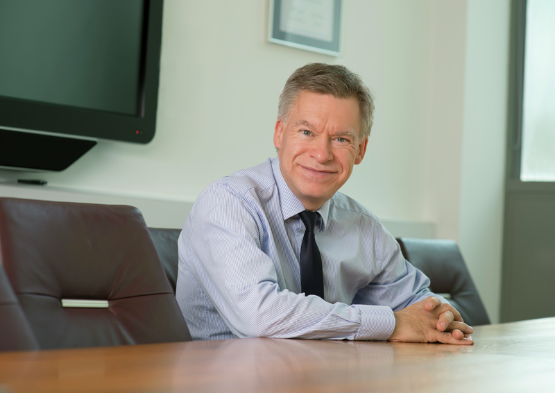 Professor Malcolm Kirkup Pro Vice-Chancellor and Dean, Westminster Business School, portrait, boardroom, looking directly at camera