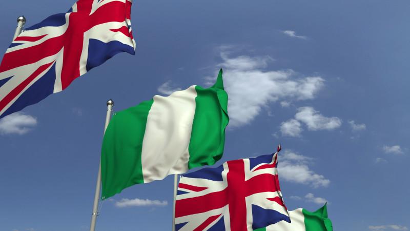 UK and Nigeria flags (Credit: Novikov Aleksey/Shutterstock.com)