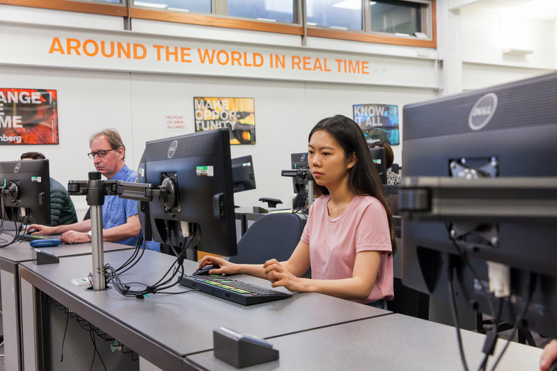 Bloomberg suite, Screen, Workshop, Teaching, Learning, Account, Finance, Students, Tutor, Facility, Interior, Desk, Computers, Marylebone, Marylebone Campus, Student