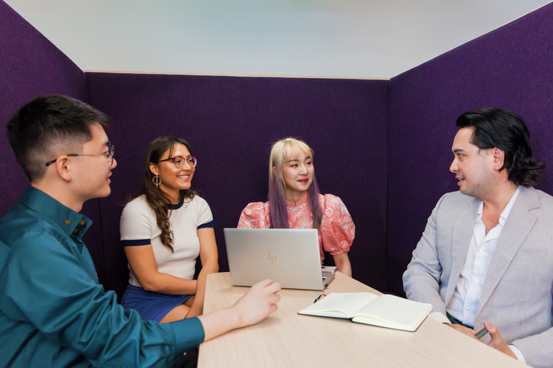 Students, Laptop, Cubicle, Student, Interior, Meeting Room, Marylebone, Marylebone Campus, MBA