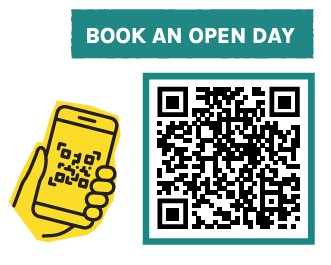 Image of an Open Day QR code