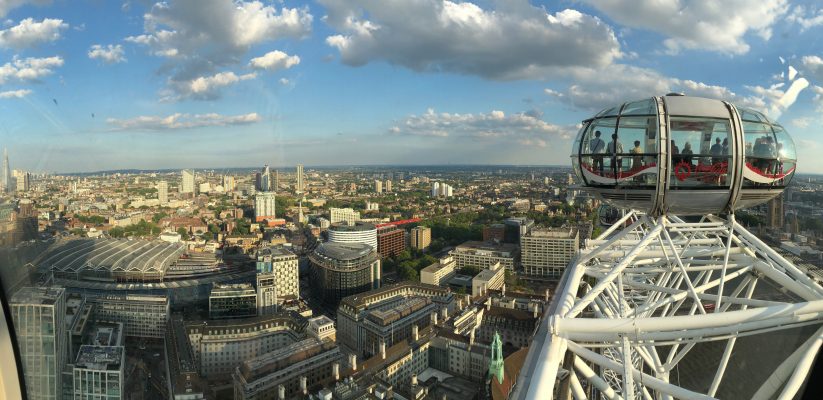 Image showing an aerial view of London