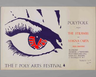 1960s Poly Arts Festival poster