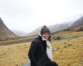 International student in the Scottish Highlands