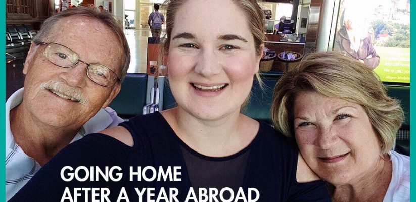 Going Home After A Year Abroad - International Student Blogger, Rachel West - title image