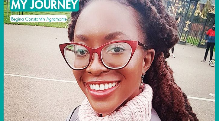 The Chevening Scholarship: My Journey_International Student Blogger,_Regina Constantin Agramonte_title image_Regina selfie outside
